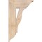 Ekena Millwork Funston Traditional Smooth Bracket w/ Offset Brace, Douglas Fir, 7 1/2"W x 18"D x 30"H BKT0806X18X30FST01SDF - alternate 3
